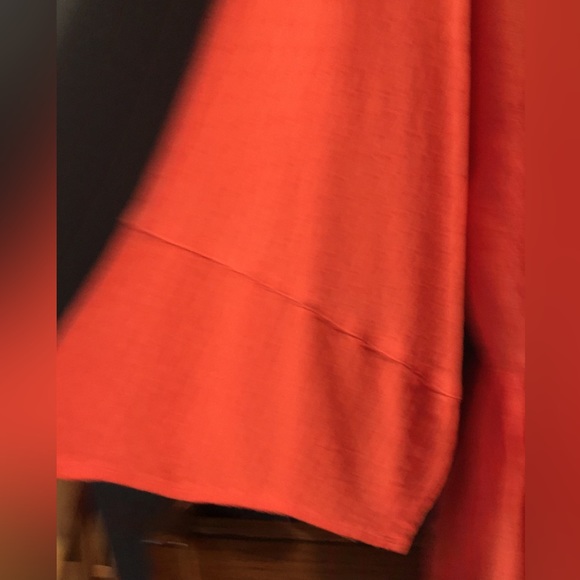 Woman’s Tangerine orange button blouse / Top - Picture 9 of 12